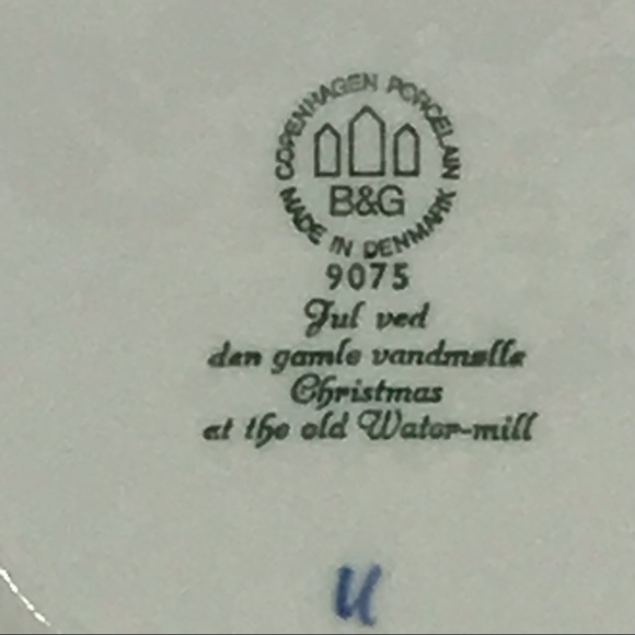 🎄🎁 Royal Copenhagen’s Bing & Grondahl Christmas Collector’s Plate - 1975 - Picture 3 of 5